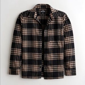 Black Plaid Flannel Shirt Hollister